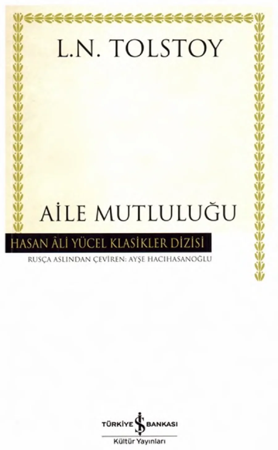 Aile Mutluluğu kitap kapağı