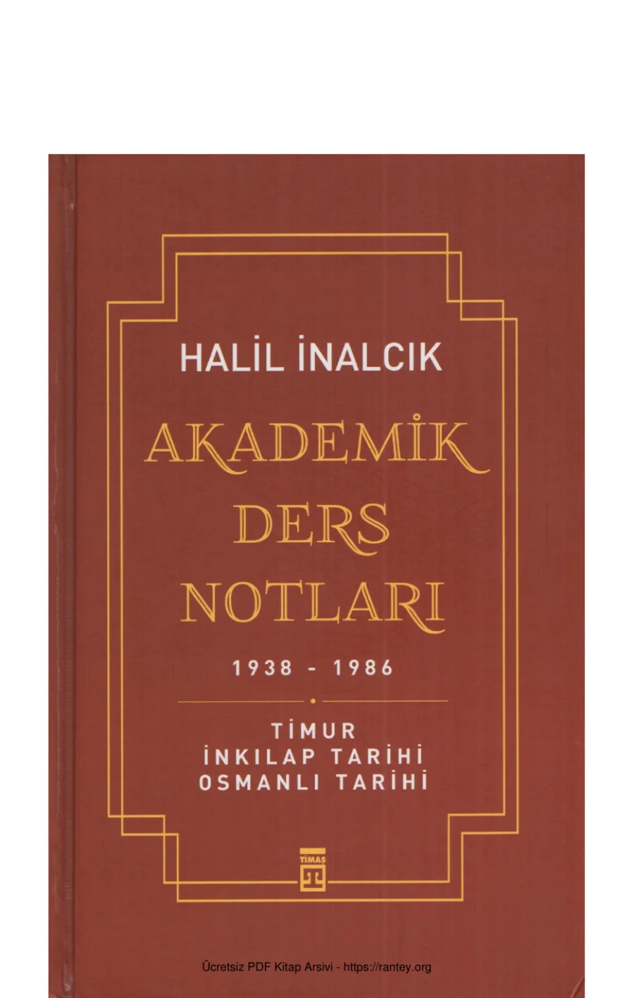 Akademik Ders Notları kapak görseli