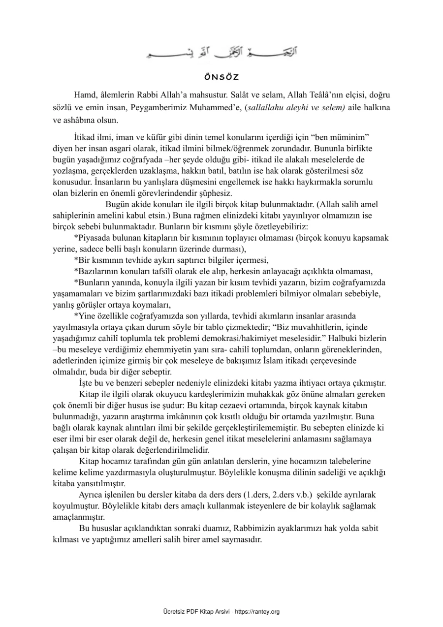 AKAİD DERSLERİ EBU HANZALA Ebu Abdulmumin Tekin Mıhçı kapak görseli