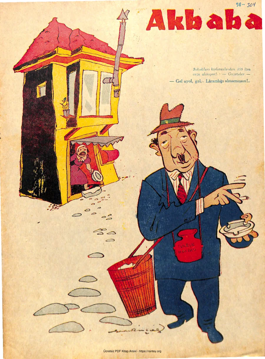 Akbaba 1958 Sayı 304 kapak görseli