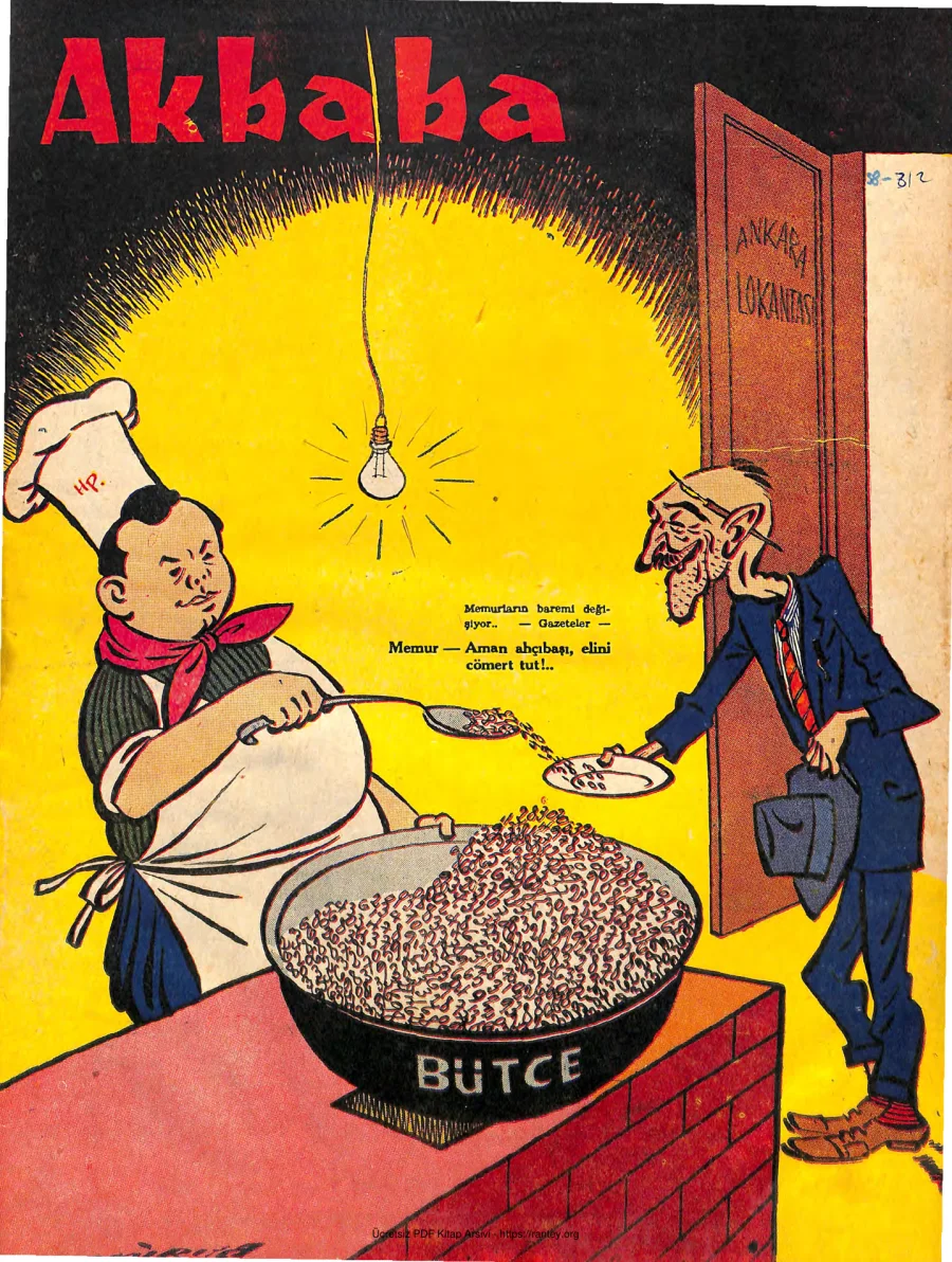 Akbaba 1958 Sayı 312 kapak görseli