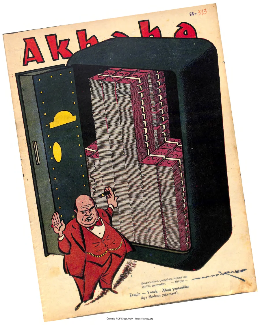 Akbaba 1958 Sayı 313 kapak görseli