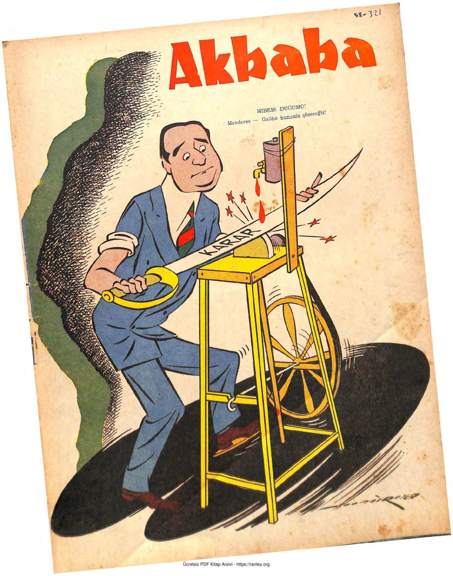 Akbaba 1958 Sayı 328 kapak görseli