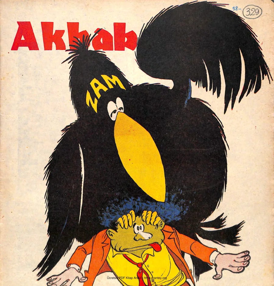 Akbaba 1958 Sayı 329 kapak görseli