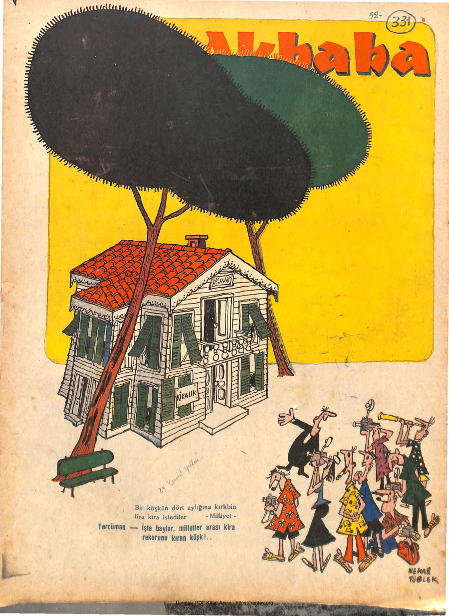 Akbaba 1958 Sayı 331 kapak görseli