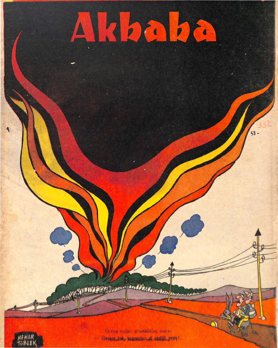 Akbaba 1958 Sayı 332 kapak görseli