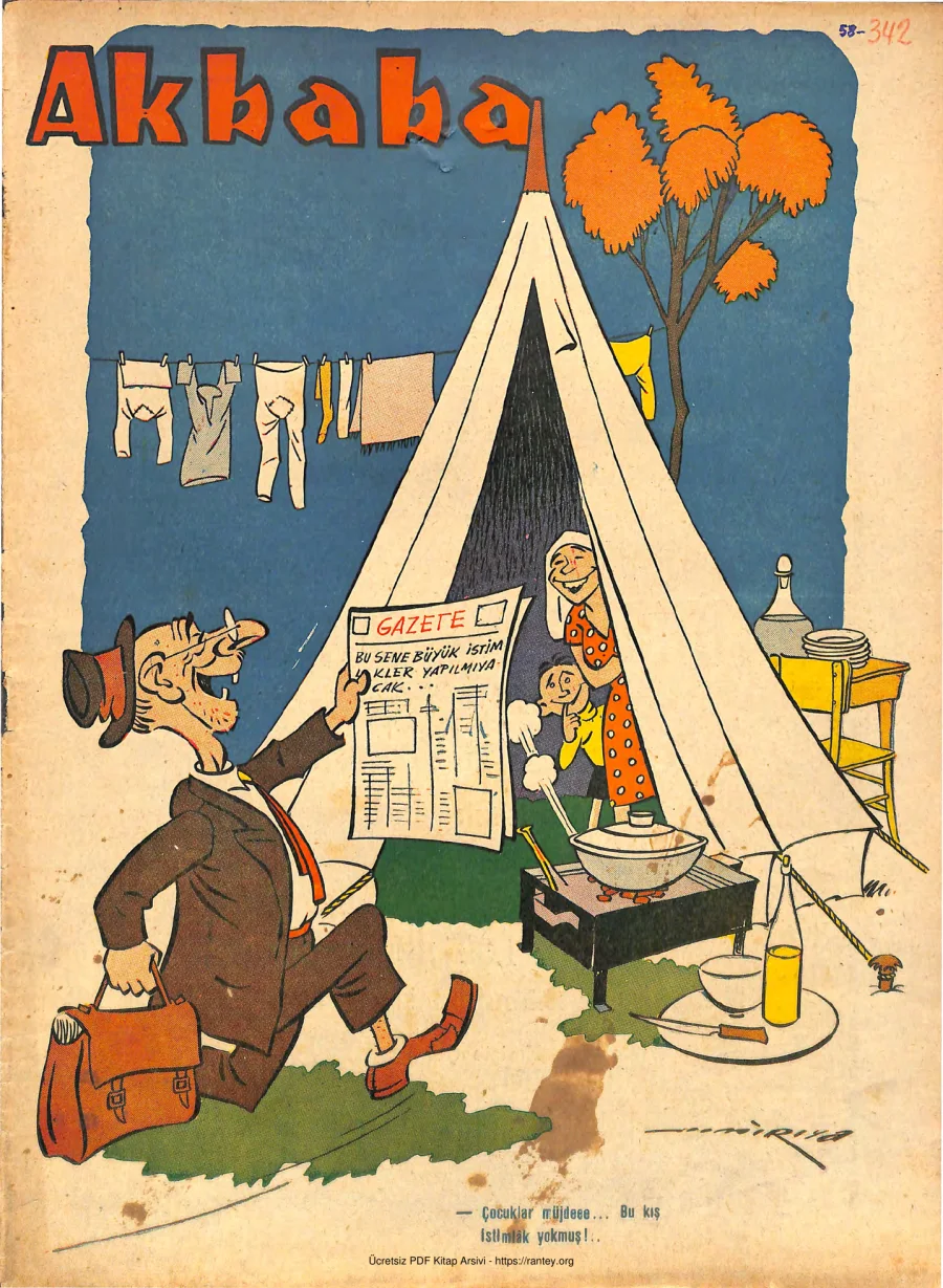 Akbaba 1958 Sayı 342 kapak görseli