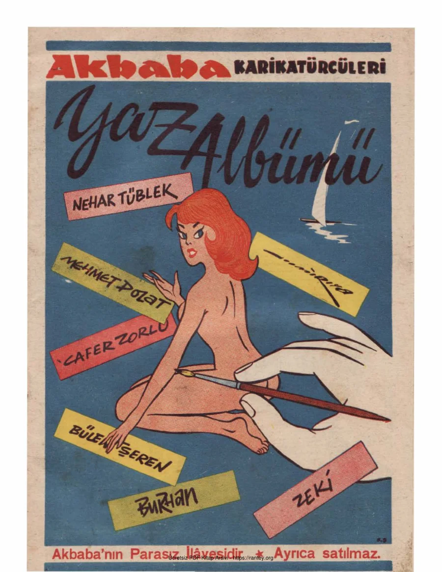Akbaba 1962 Karikatürcüler Yaz Albümü kapak görseli