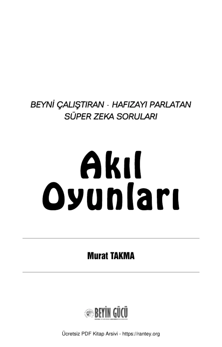 Akil Oyunlari kapak görseli