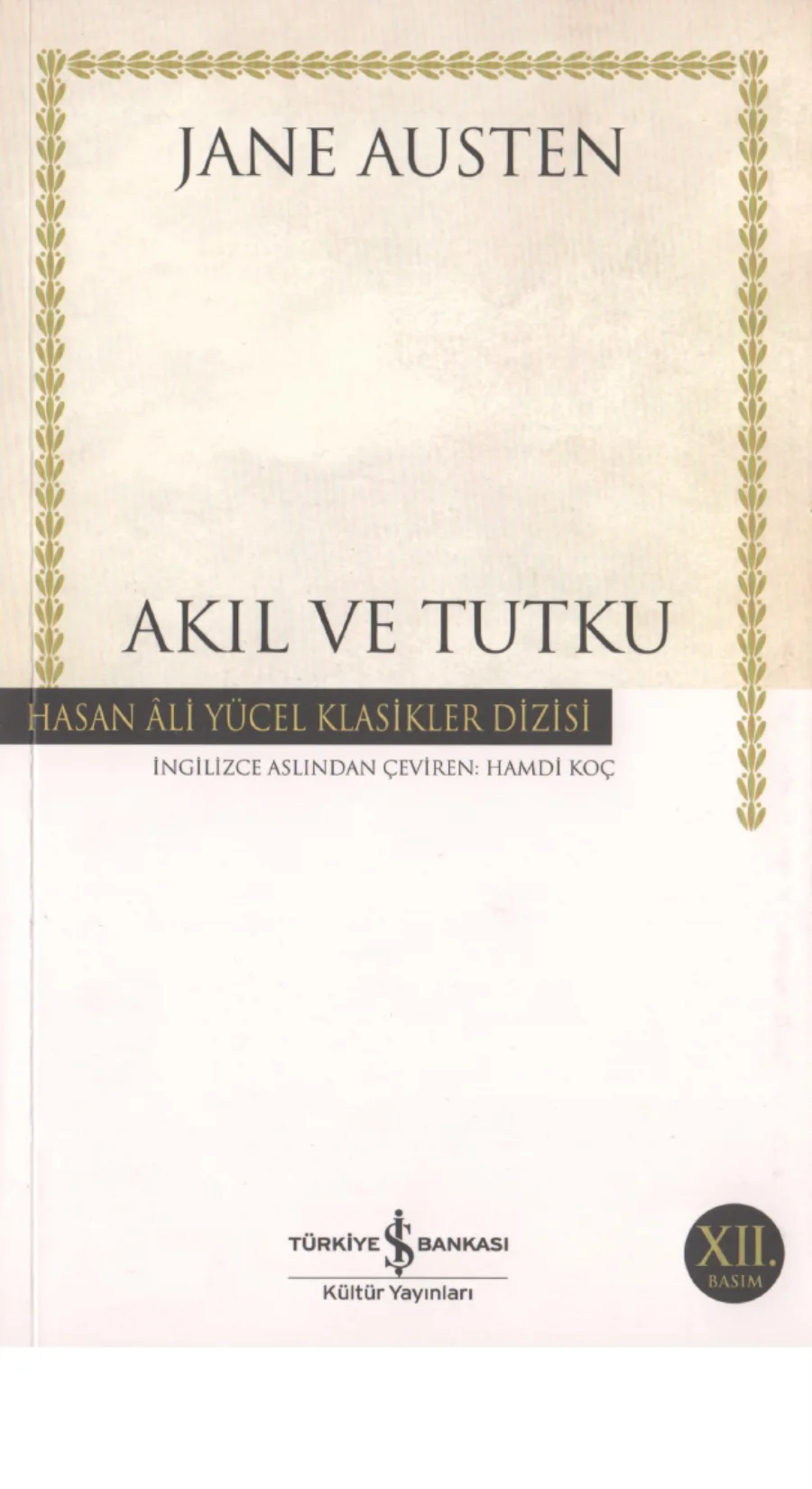 Akıl ve Tutku kapak görseli