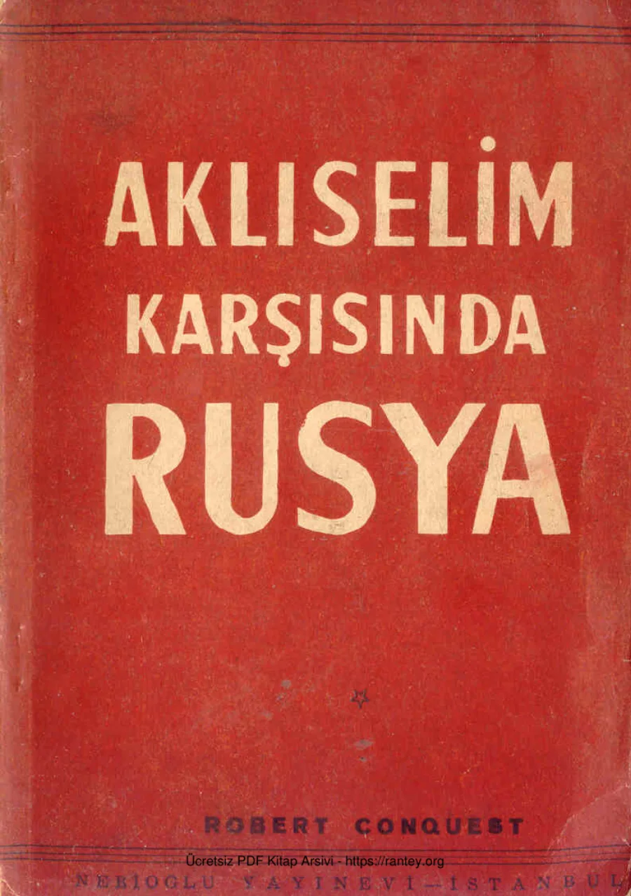 Aklıselim Karşısında Rusya kapak görseli