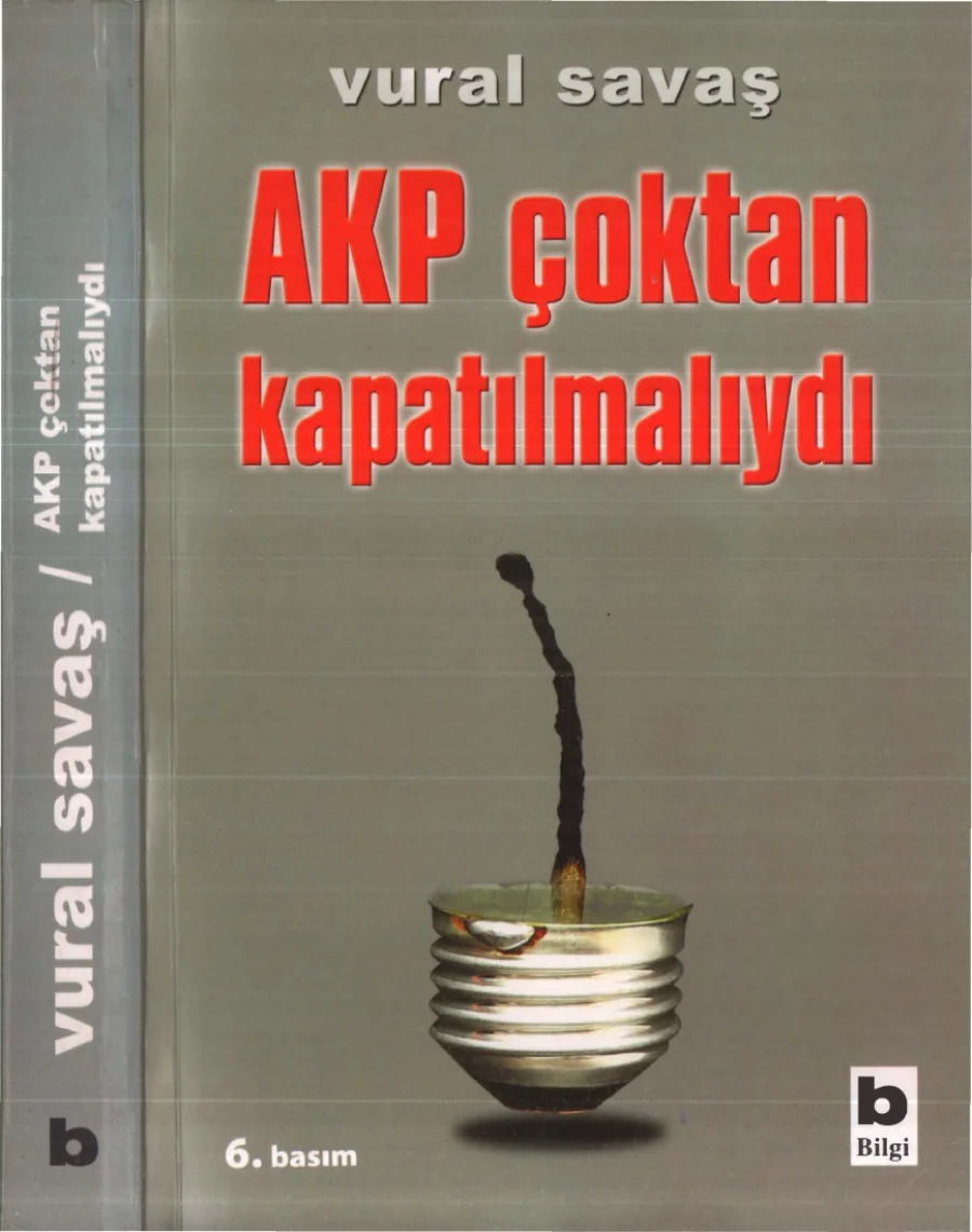 AKP Çoktan Kapatılmalıydı kitap kapağı