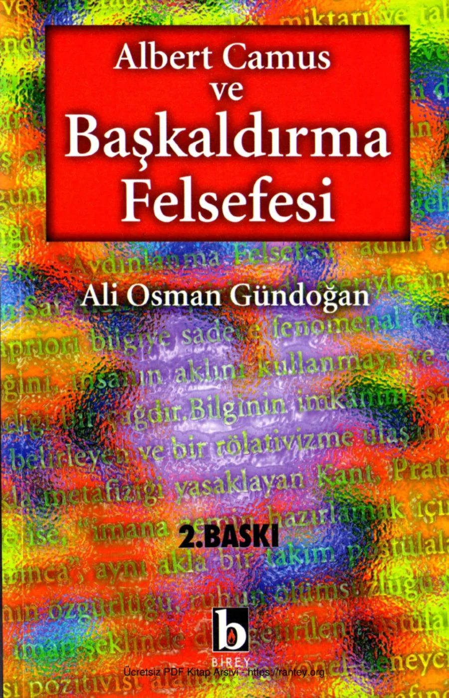 Albert Camus ve Başkaldırma Felsefesi kapak görseli
