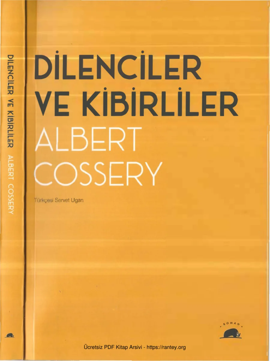 Albert Cossery Dilenciler ve Kibirliler kapak görseli