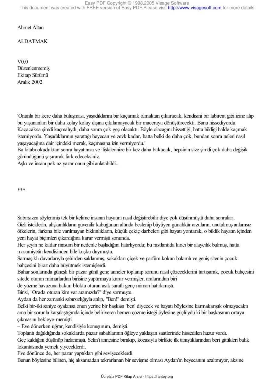 Aldatmak LT kapak görseli