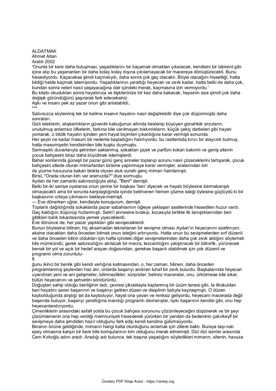 Aldatmak kapak görseli