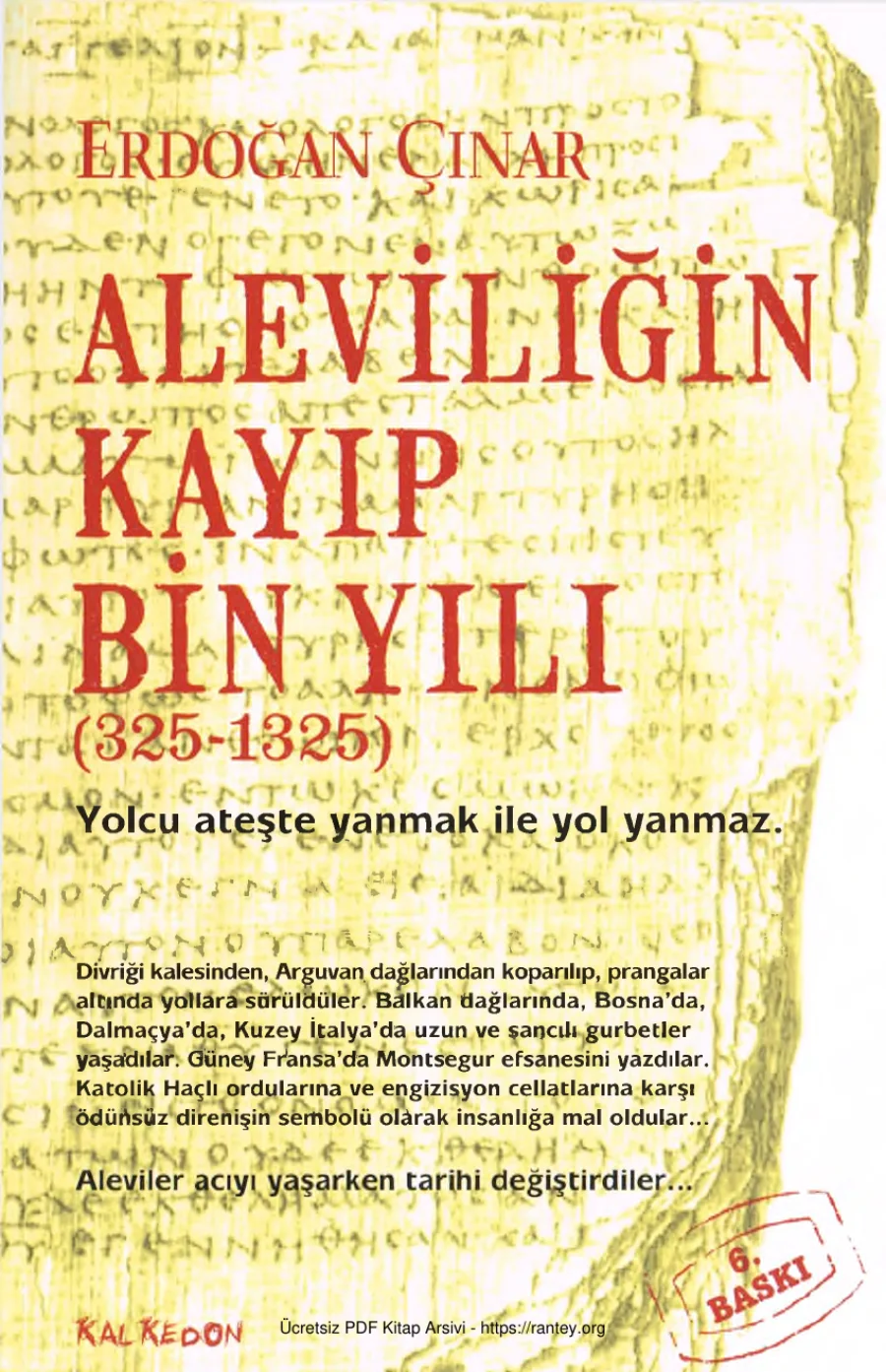 Aleviliğin Kayıp Bin Yılı 325 1325 kapak görseli