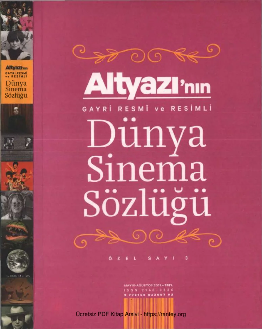 Altyazı Dergisinin Dünya Sinema Sözlüğü kapak görseli