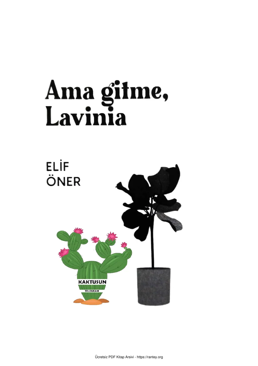 Ama gitme Lavinia kapak görseli