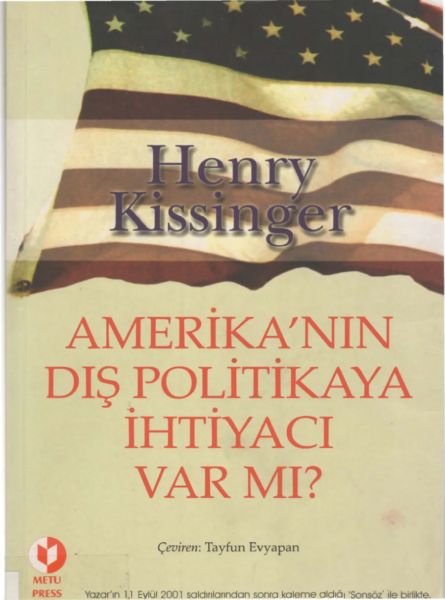 Amerika'nın Dış Politikaya İhtiyacı Var mı? PDF kapak görseli