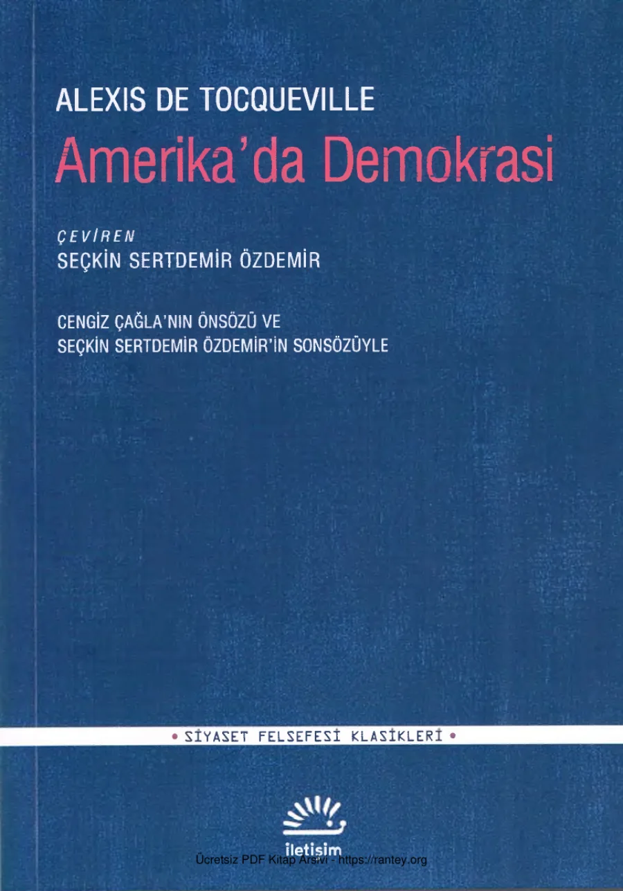 Amerikada Demokrasi İletişim Yayınları kapak görseli