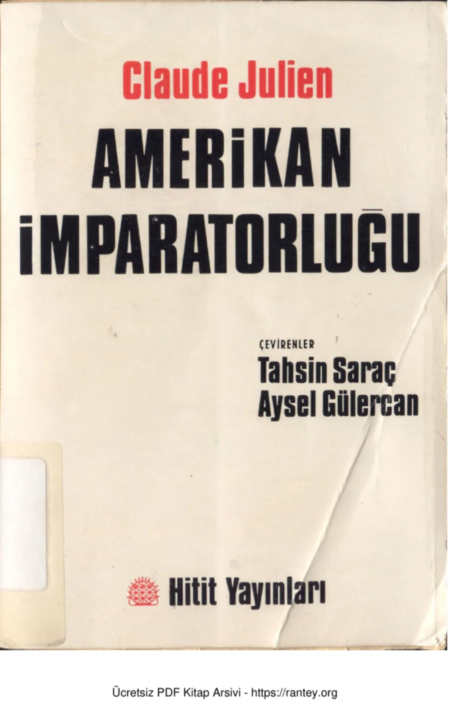 Amerikan İmparatorluğu Hitit Yayınları kapak görseli