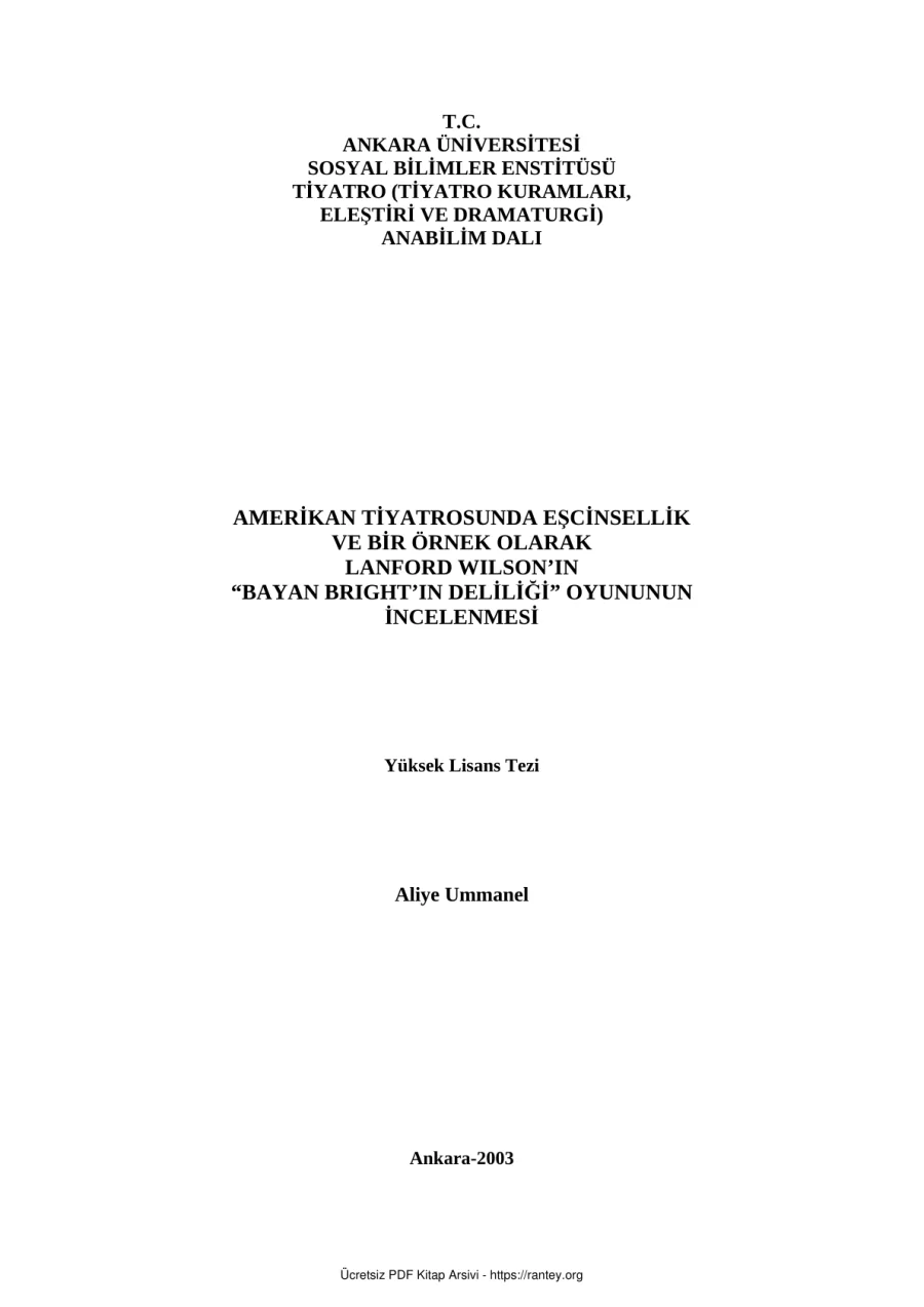 Amerikan Tiyatrosunda Escinsellik kapak görseli