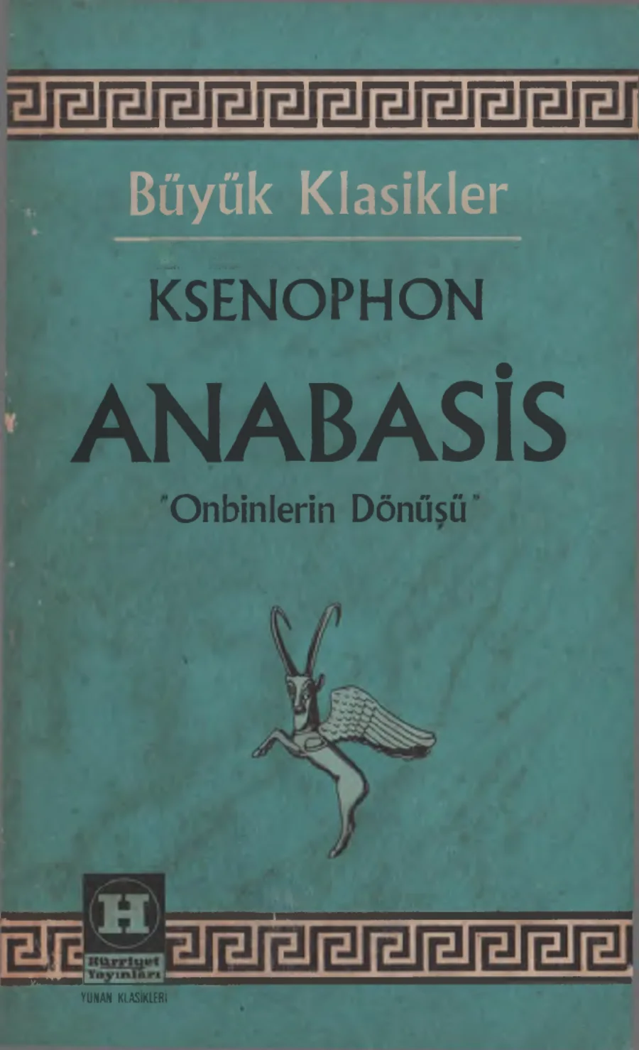 Anabasis Onbinlerin Dönüşü kitap kapağı