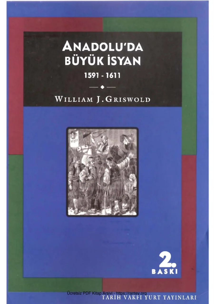 Anadoluda Büyük İsyan 1591 1611 Tarih Vakfı Yurt Yayınları kapak görseli