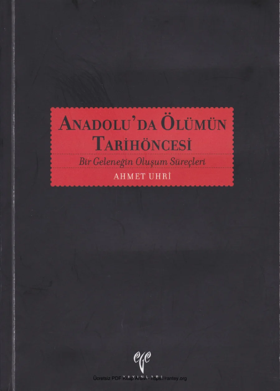 Anadoluda Ölümün Tarihöncesi kapak görseli