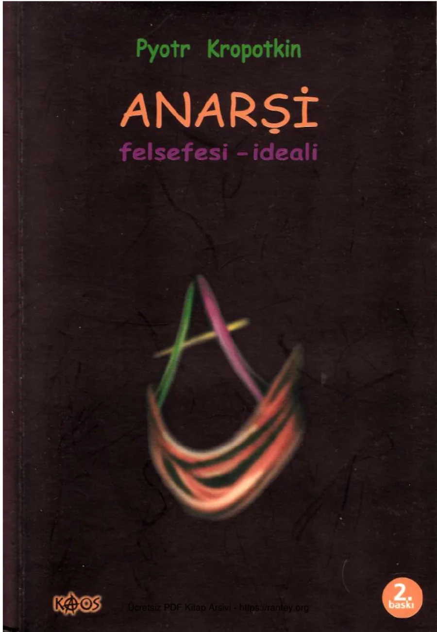 Anarşi Felsefesi ve İdeali kapak görseli