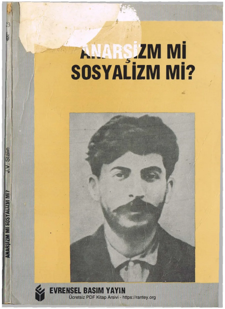 Anarşizm mi Sosyalizm mi kapak görseli