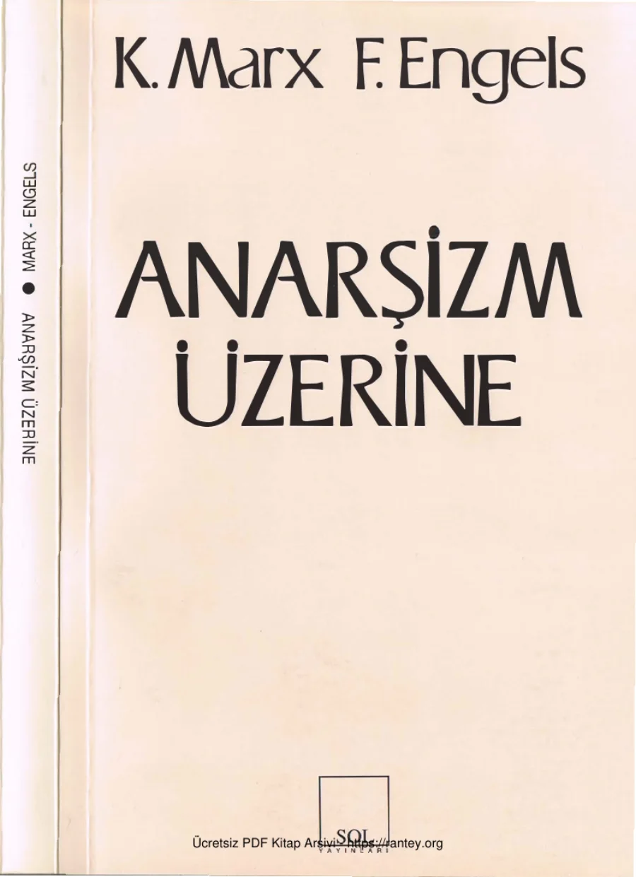 Anarşizm Üzerine kapak görseli
