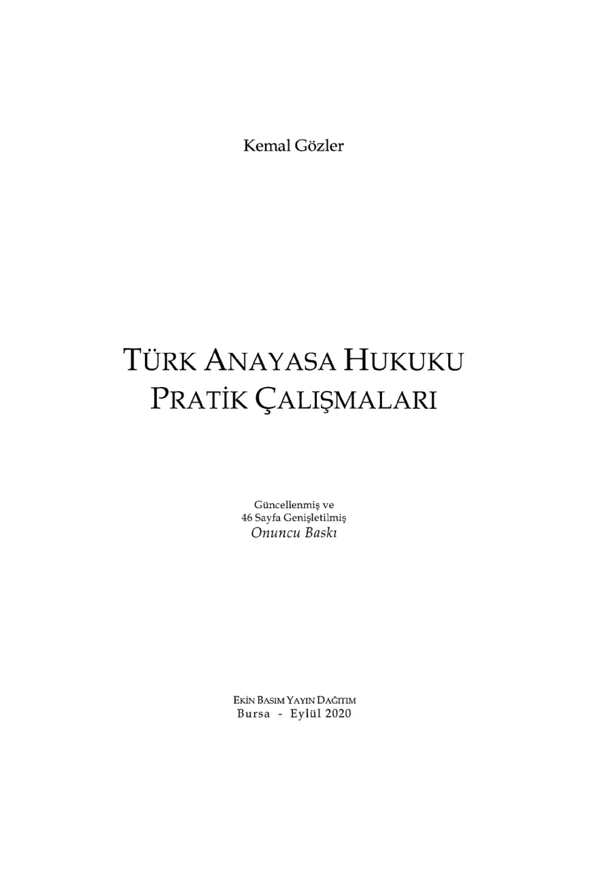 Anayasa Hukuku Pratik Çalışmaları 2020 PDF kapak görseli
