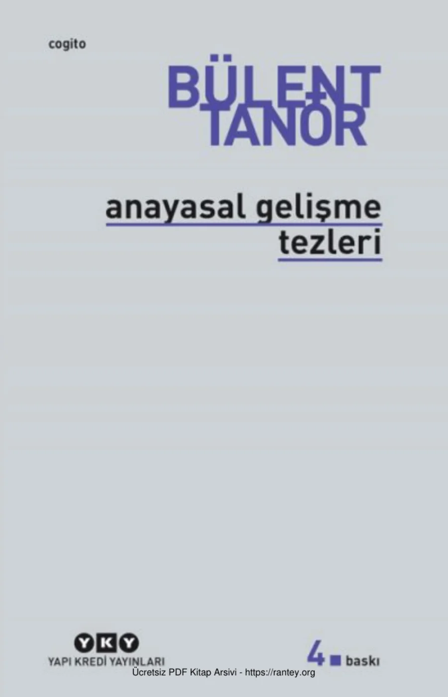 Anayasal Gelişme Tezleri kapak görseli