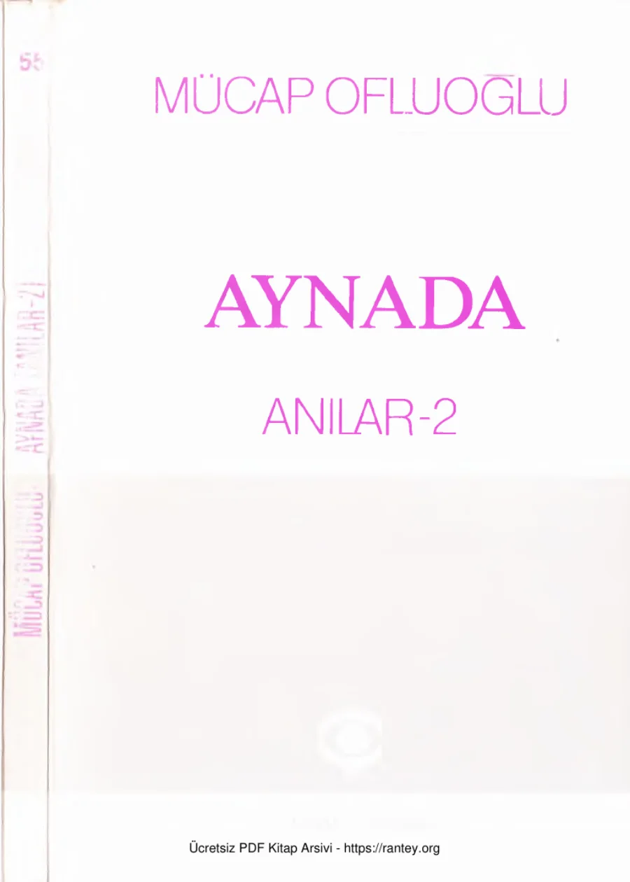 Anılar 2 Aynada Çağdaş Yayınları kapak görseli