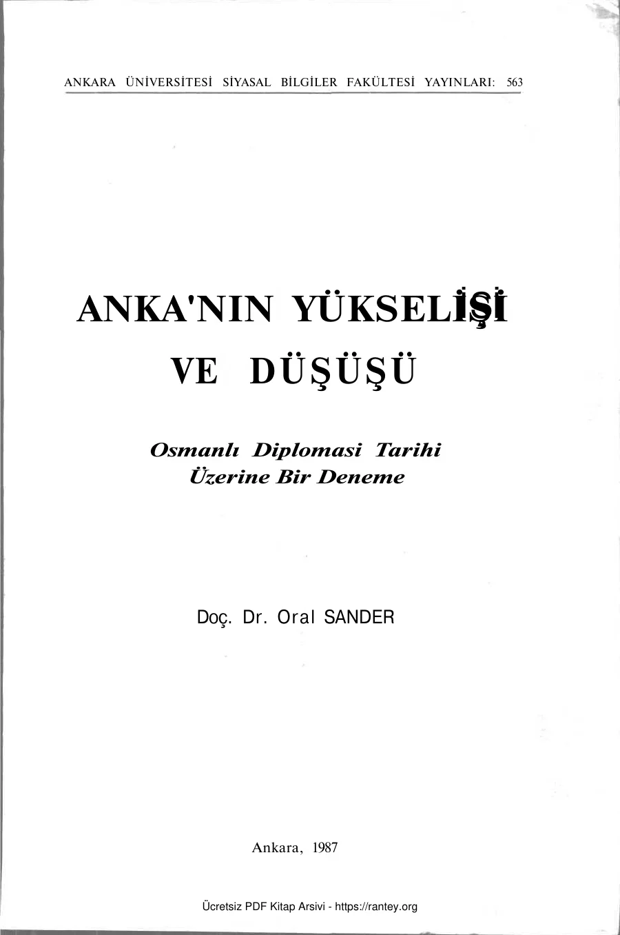 Ankanın Yükselişi Ve Düşüşü kapak görseli