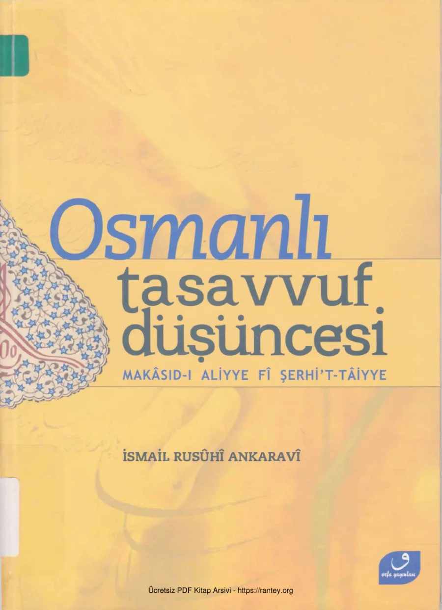 Ankaravi Osmanlı tasavvuf düşüncesi kapak görseli
