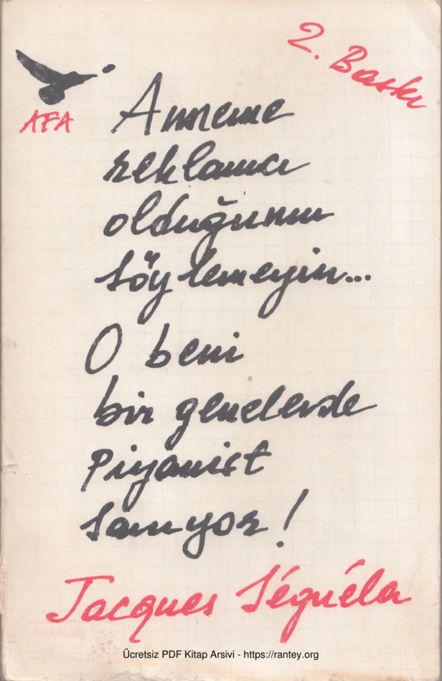 Anneme Reklamcı Olduğumu Söylemeyin kapak görseli