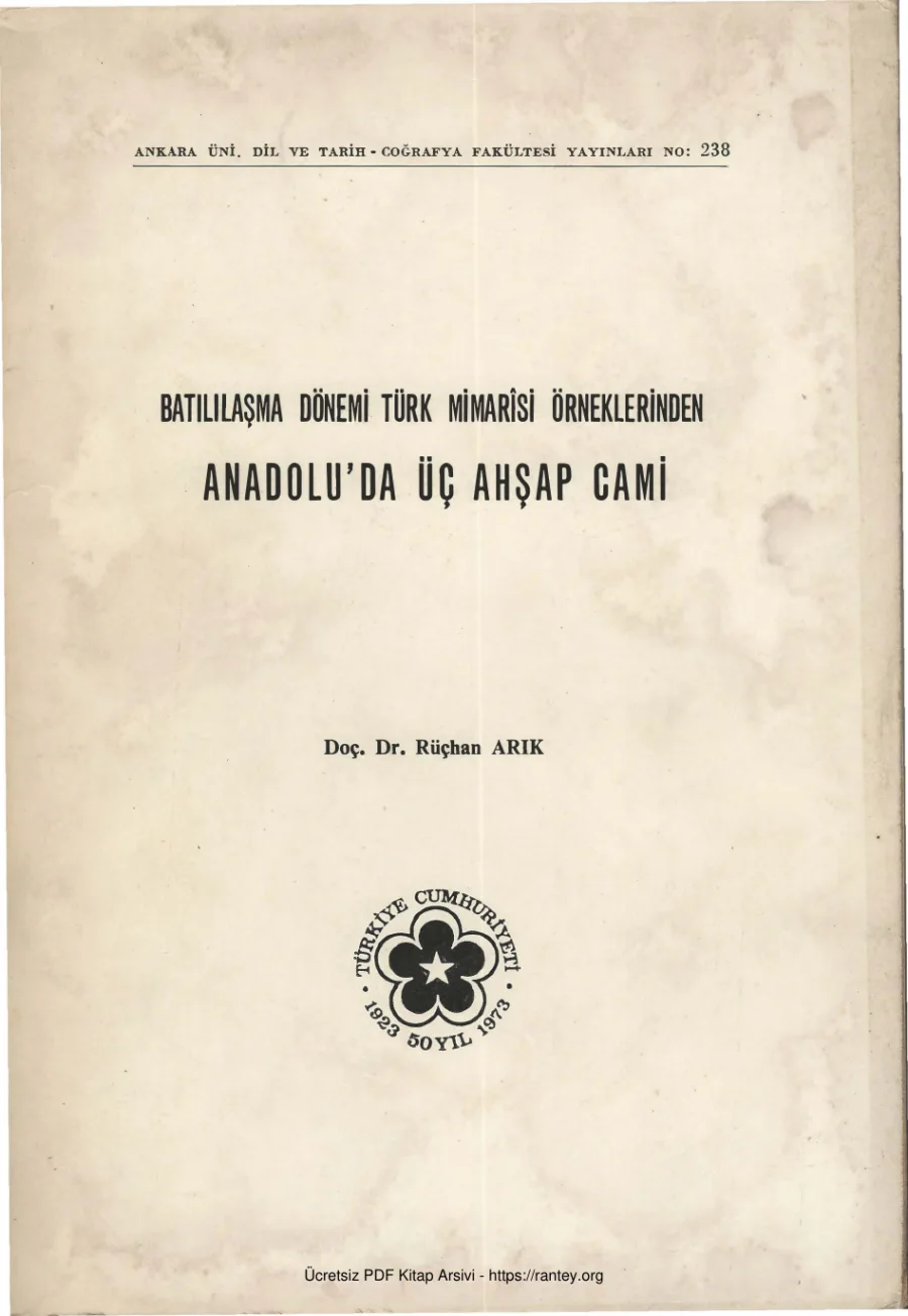 Anodoluda Üç Ahşap Cami kapak görseli