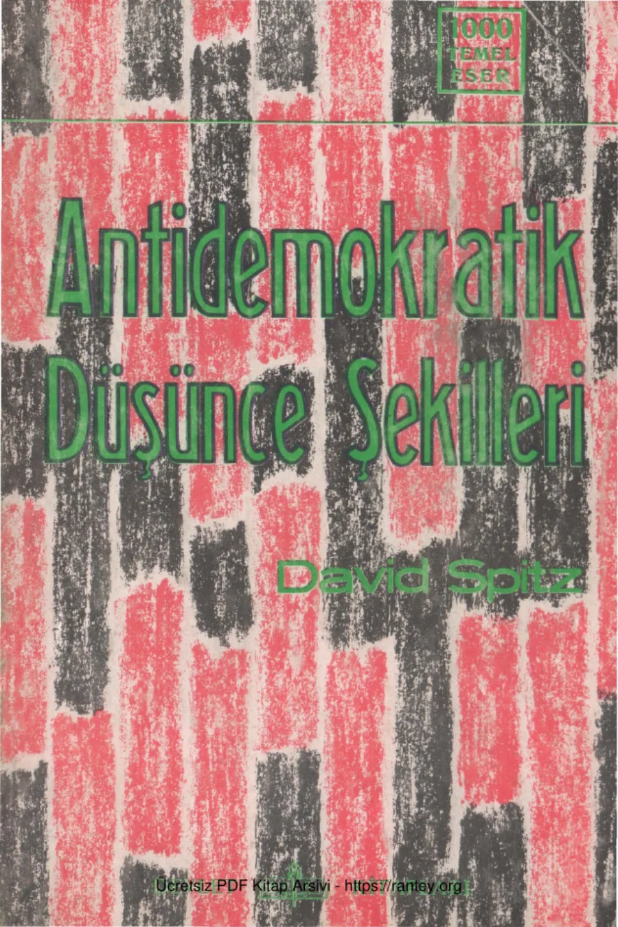 Antidemokratik Düşünce Şekilleri MEB Yayınları kapak görseli
