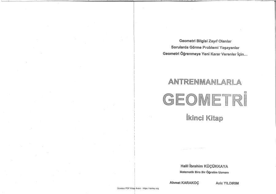 ANTREMANLARLA GEOMETRİ 2 kapak görseli