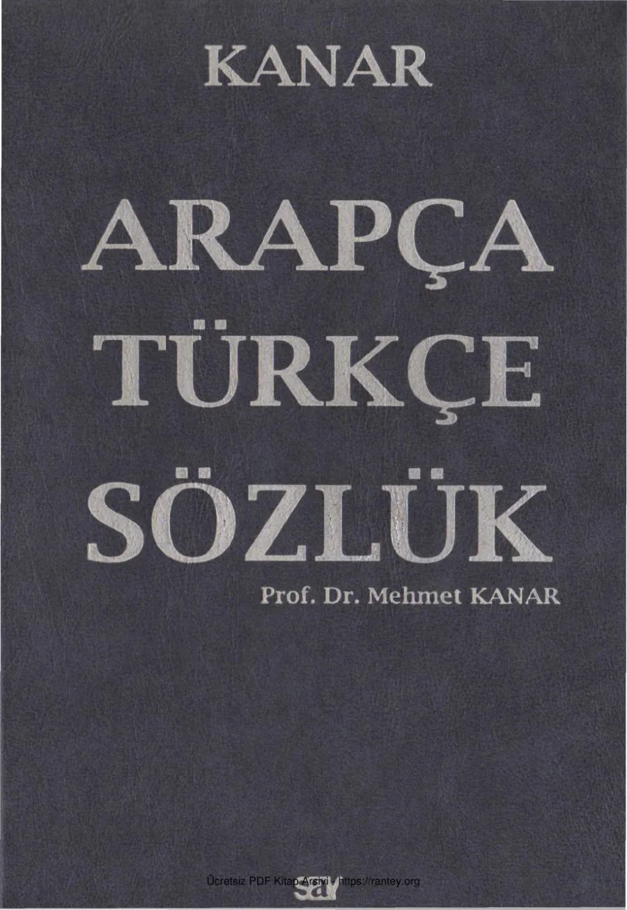 Arapça Türkçe Sözlük Say Yayınları kapak görseli