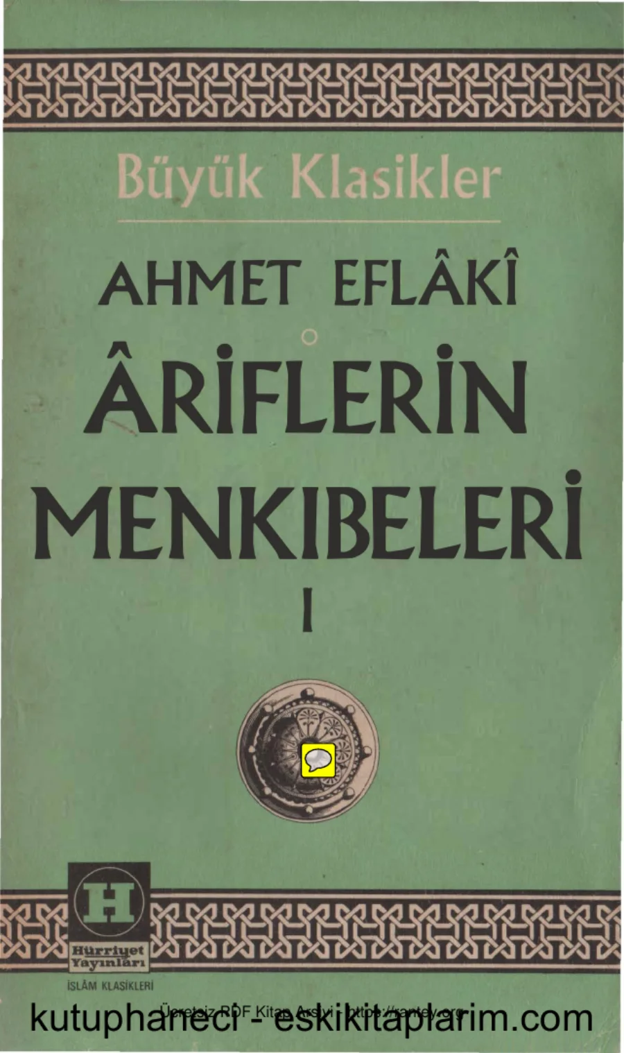 Ariflerin Menkıbeleri 1 kapak görseli