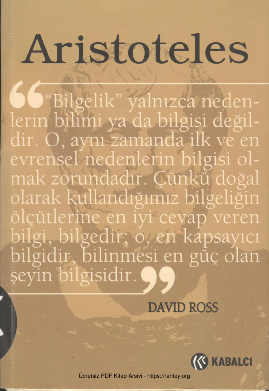Aristoteles kapak görseli