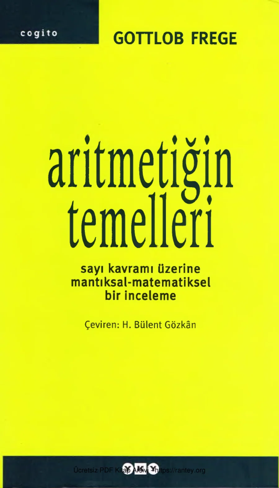 Aritmetiğin Temelleri kapak görseli