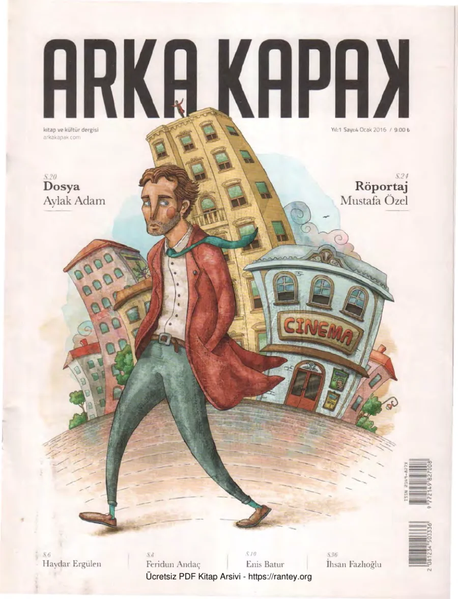 Arka Kapak Sayı 04 - Ocak 2016 kitap kapağı