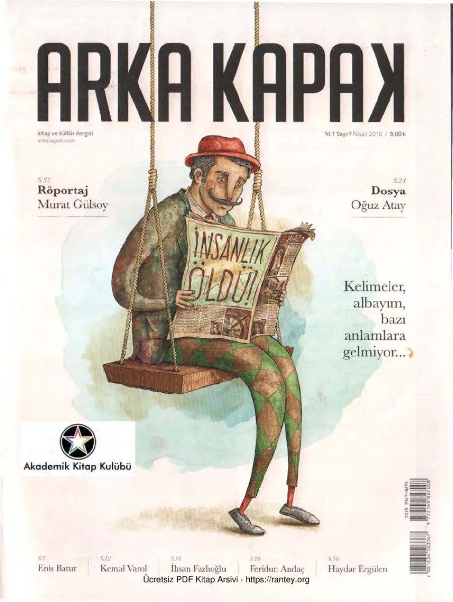 Arka Kapak Sayı 07 - Nisan 2016 kitap kapağı