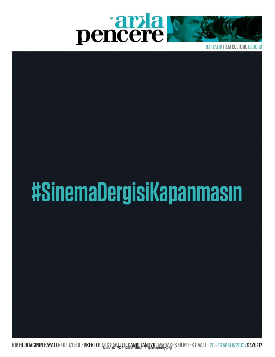 Arka Pencere Sayı 217 kitap kapağı