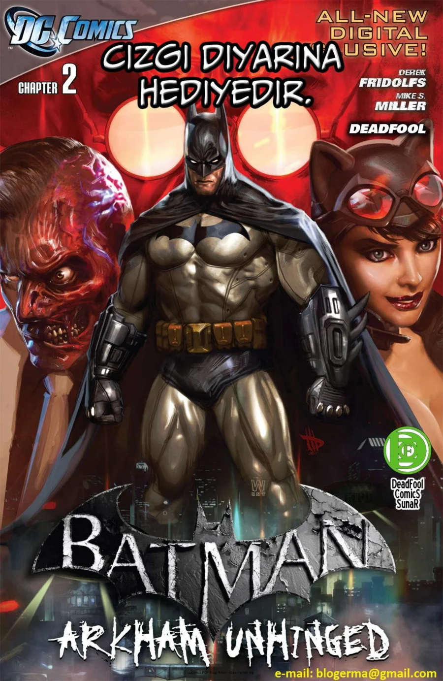 ARKHAM UNHINGED 2 kapak görseli